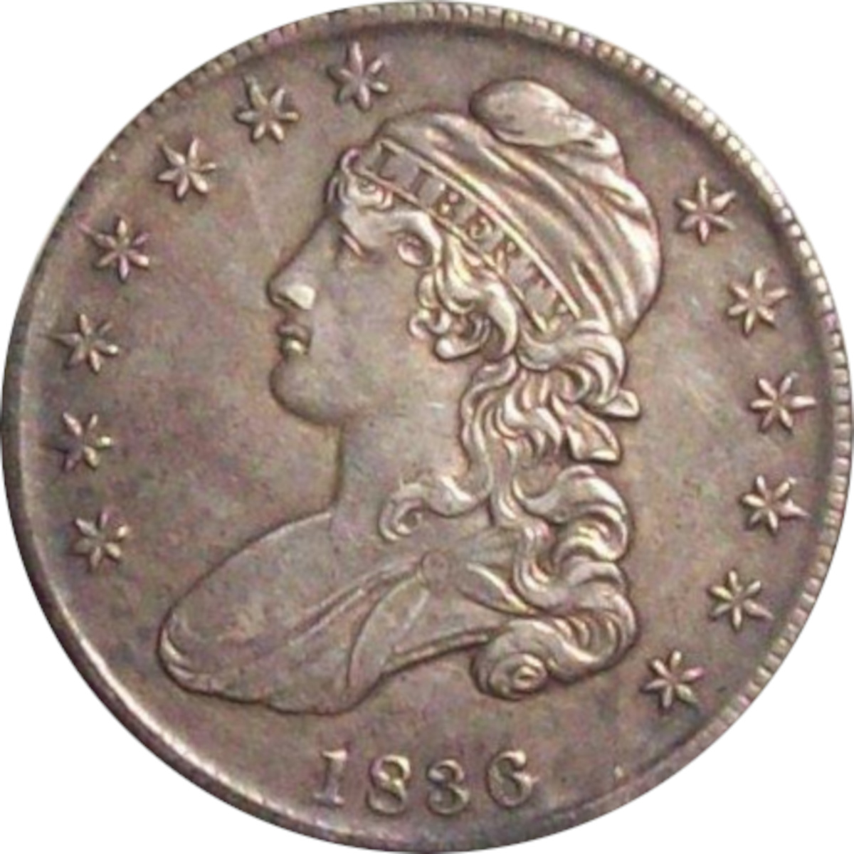 1836-50c-Capped-Bust-Half-Dollar-#1-Overton-112-R1
